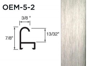 Gemini Metal Moulding - Frosted Silver
