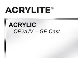 Roehm - 51x100 - 1/4" OP2/UV - GP Cast Acrylite Acrylic - Clear